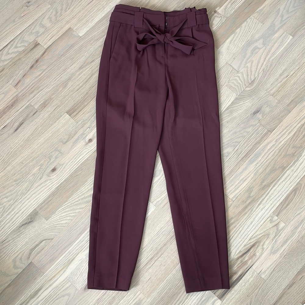 Burgundy work pants